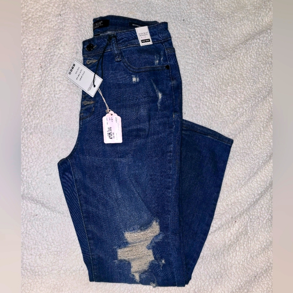 Judy Blue jeans NWT size 9/29 high waist boyfriend distressed
